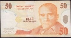8.Emisyon 50 YTL A11 915890 Çok Temiz