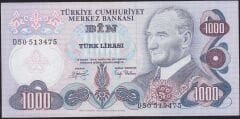 6.Emisyon 2.Tertip 1000 Lira D50 513475 Çok Çok Temiz