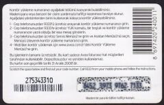 Avea Hazır Kart 100 Kontör Tarkan