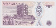 7.EMİSYON 2.TERTİP 20000 LİRA G43 955557 ÇİL