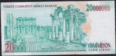 7.Emisyon 20 000 000 Lira A51 910686 Çok Çok Temiz+
