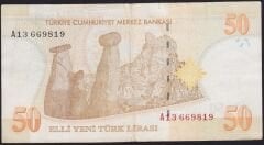 8.Emisyon 50 YTL A13 669819 Çok Temiz