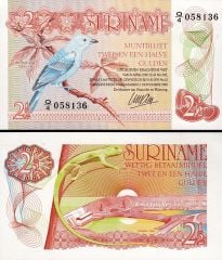 Suriname 2.5 Gulden 1985 Çilaltı Çil Pick 119