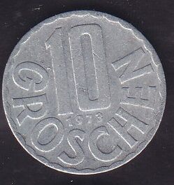 Avusturya 10 Groschen 1973