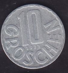 Avusturya 10 Groschen 1973