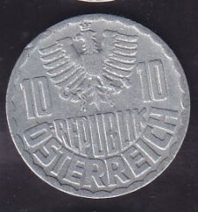 Avusturya 10 Groschen 1973