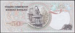 6.Emisyon 2.Tertip 50 Lira J22 516767 Çil