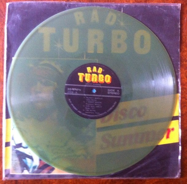 TURBO RAD - DİSCO SUMMER - RENKLİ YEŞİL PLAK eski para mezat