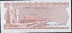 6.Emisyon 4.Tertip 20 Lira I26 836119 Çil