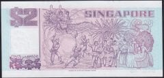 Singapur 2 Dolar 1992 Çil Pick 28