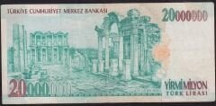 7.Emisyon 20 000 000 Lira A42 824855 Çok Temiz
