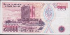 7.Emisyon 1.Tertip 20000 Lira C28 623975 Çok Temiz+
