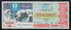 1995 9 ARALIK YARIM BİLET