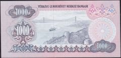 6.Emisyon 3.Tertip 1000 Lira F33 403756 Çilaltı
