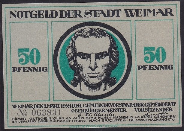 ALMANYA 50 PFENNİNG 1921 ÇİL