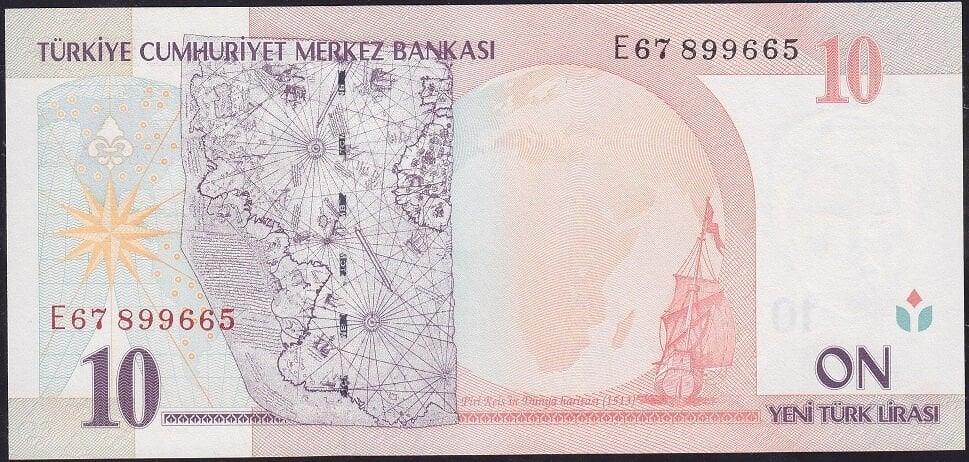 8.Emisyon 10 YTL E67 899665 Çilaltı Çil