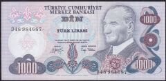 6.Emisyon 2.Tertip 1000 Lira D48 984687 Çilaltı Çil