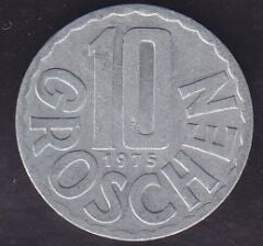 Avusturya 10 Groschen 1975