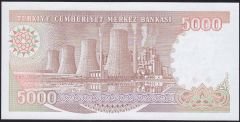 7.Emisyon 4.Tertip 5000 Lira H57 922564 Çil