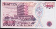 7.Emisyon 1.Tertip 20000 Lira C11 801929 Çok Çok Temiz+