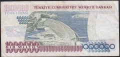 7.Emisyon 2.Tertip 1 000 000 Lira M50 144033 Çok Temiz