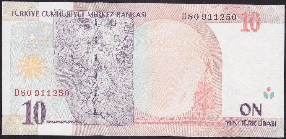 8.EMİSYON 10 YTL D80 911250 ÇİLALTI ÇİL