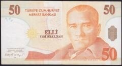 8.Emisyon 50 YTL A15 814134 Çok Temiz+