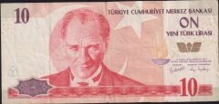 8.Emisyon 10 YTL H39 936734 Çok Temiz