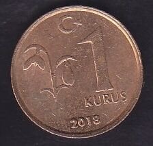 2018 Yılı 1 Kuruş