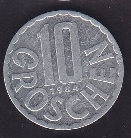 Avusturya 10 Groschen 1984