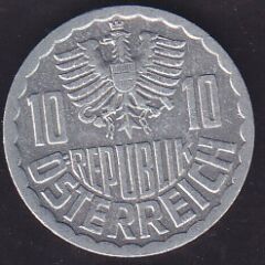 Avusturya 10 Groschen 1984