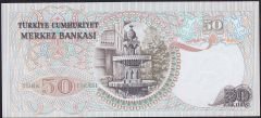 6.Emisyon 2.Tertip 50 Lira J14 507745 Çil