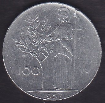 İTALYA 100 LİRE 1957