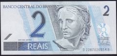 Brezilya 2 Reais 2001 Çil Pick 249h