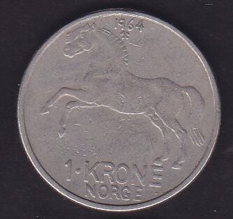 Norveç 1 Krone 1964