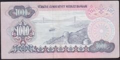 6.Emisyon 2.Tertip 1000 Lira D40 115789 Çok Temiz+