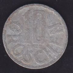 Avusturya 10 Groschen 1988