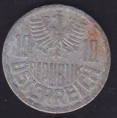 Avusturya 10 Groschen 1988