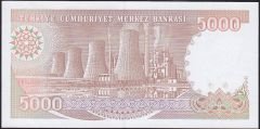 7.Emisyon 4.Tertip 5000 Lira H35 840046 Çil