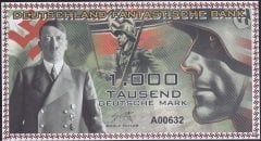 Almanya 1000 Mark Çil Nazi - Hitler Fantazi Para