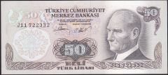 6.Emisyon 2.Tertip 50 Lira J11 722332 Çilaltı Çil