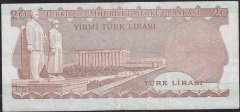 6.Emisyon 2.Tertip 20 Lira E42 059428 Çok Temiz +