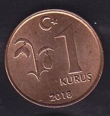 2018 Yılı 1 Kuruş