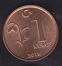 2018 Yılı 1 Kuruş