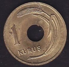 1949 Yılı 1 Kuruş Çilaltı Çil