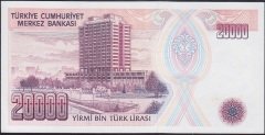 7.EMİSYON 1.TERTİP 20000 LİRA F26 123587 ÇİLALTI ÇİL