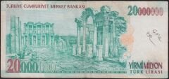 7.Emisyon 20 000 000 Lira A22 267527 Çok Temiz