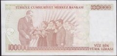 7.Emisyon 3.Tertip 100000 Lira I85 482812 Ççt+