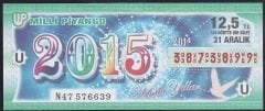 2014 31 ARALIK ÇEYREK BİLET U SERİSİ