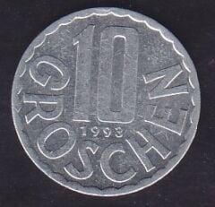 Avusturya 10 Groschen 1993